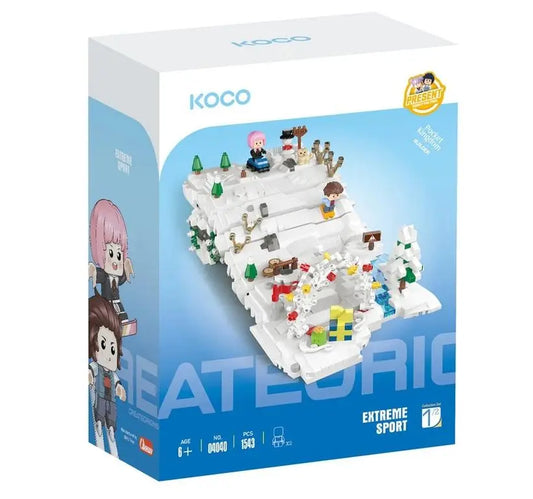 Klocki KOCO Jazda na nartach 1543 elementów