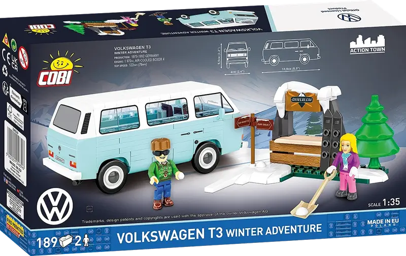 Volkswagen T3 Winter Adventure - 221 klocków