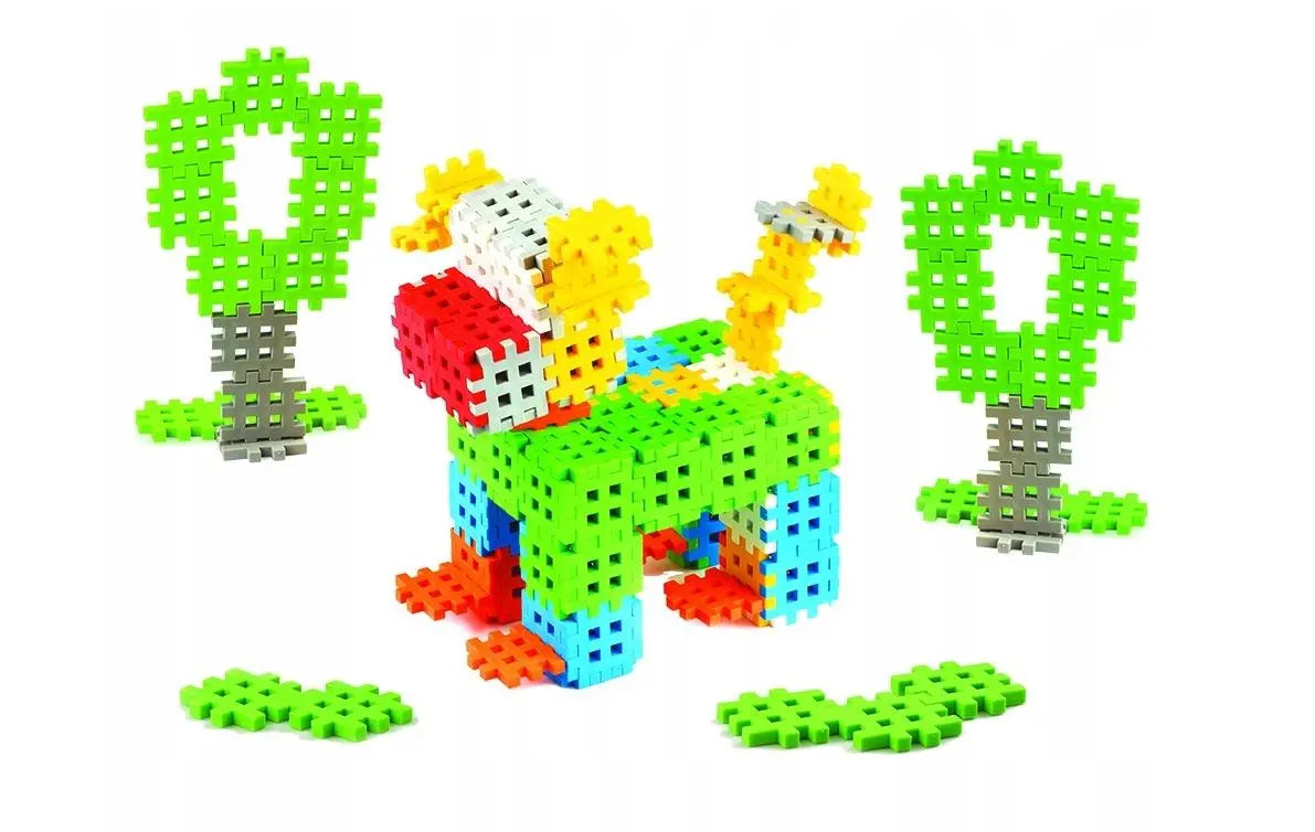 Klocki waffle mini 140szt wzór 1 02134