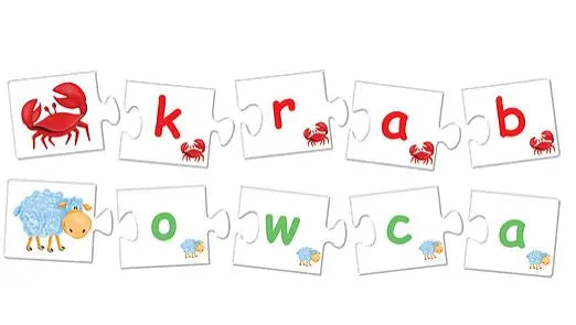 Literka po literce układanka edukacyjna