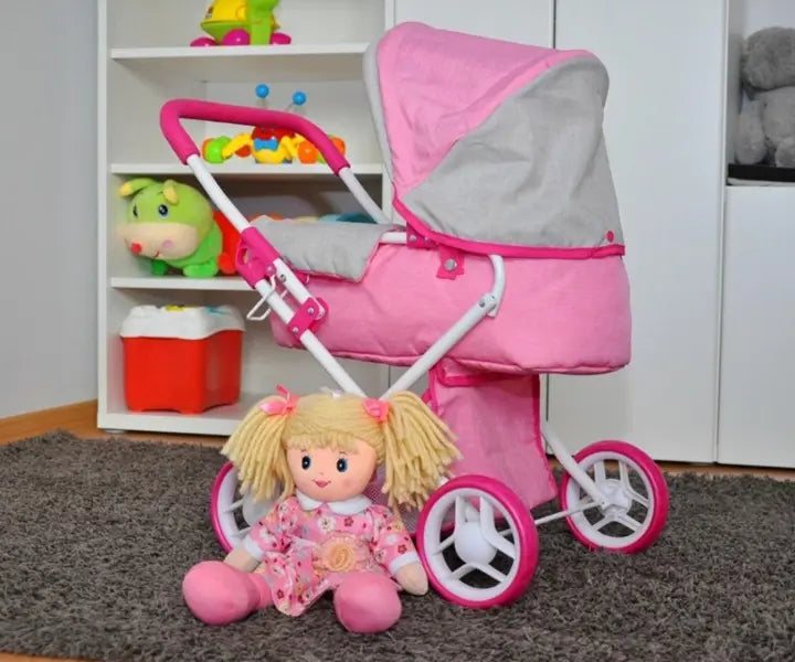 Wózek dla lalek Alice prestige pink