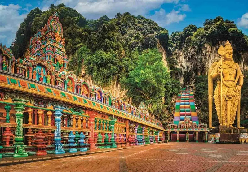 Puzzle 1000 HQ - Painted Batu Caves