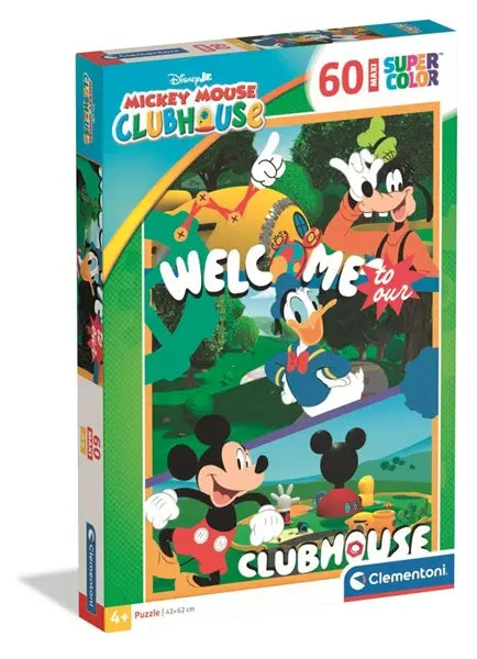 Puzzle 60 maxi SuperKolor Mickey Mouse