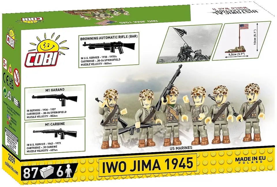 Historical Collection World War II, Raising The Flag On Iwo Jima 1945r