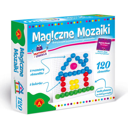 Magiczne mozaiki - kreatywność i edukacja 120 elementów 06612