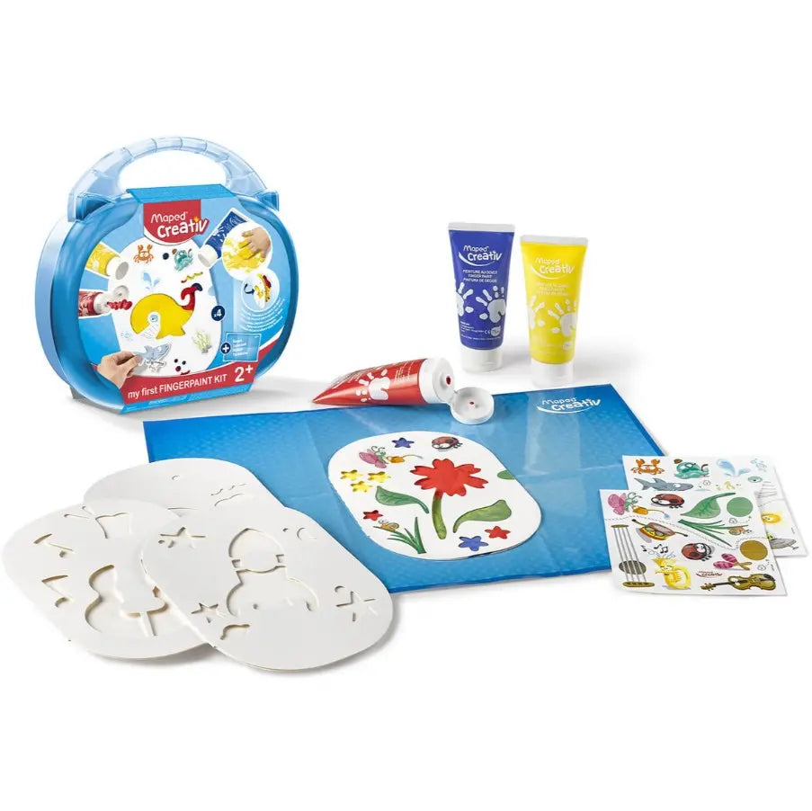 Maped creativ farby do malowania palcami w walizce