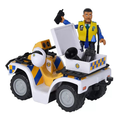 Strażak Sam quad policyjny z figurką