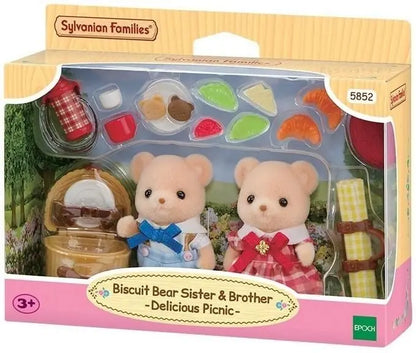 Sylvanian - Piknik rodzeństwa ciasteczkowych misiów