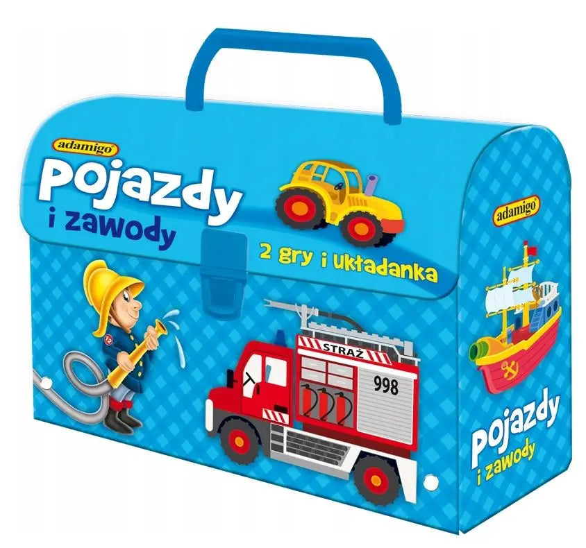Kuferek - Pojazdy i zawody