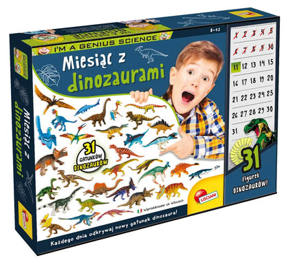Lisciani im a genius miesiąc z dinozaurami