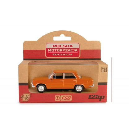 Model prl fiat 125p brązowy