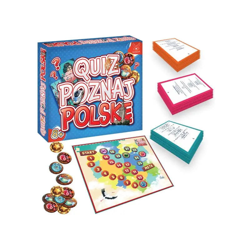 Gra edukacyjna quiz poznaj polskę