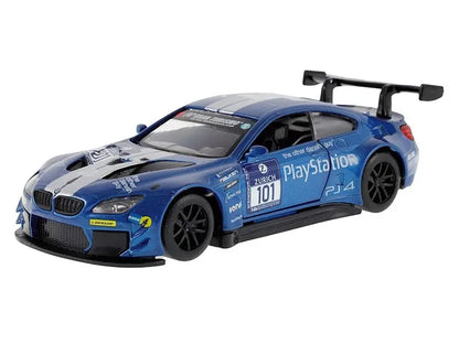 Model bmw m6 gt3 niebieski 1:44