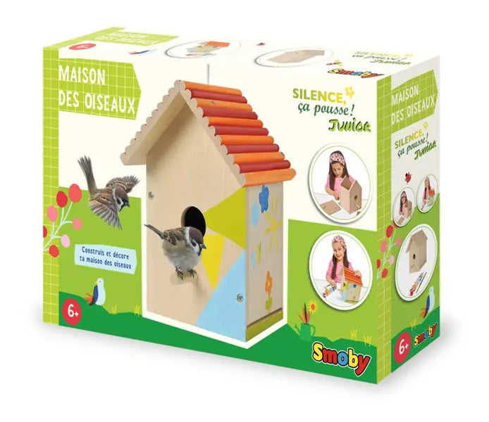 Drewniany domek dla ptaków