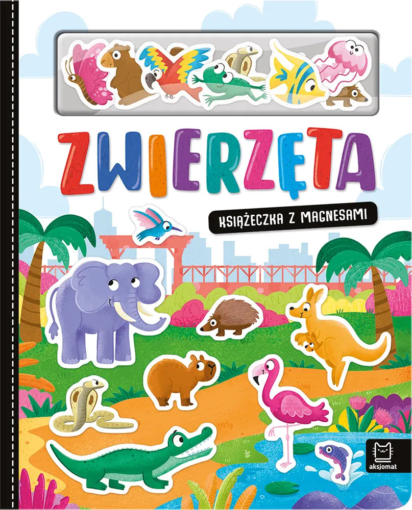 Zwierzęta książeczka z magnesami