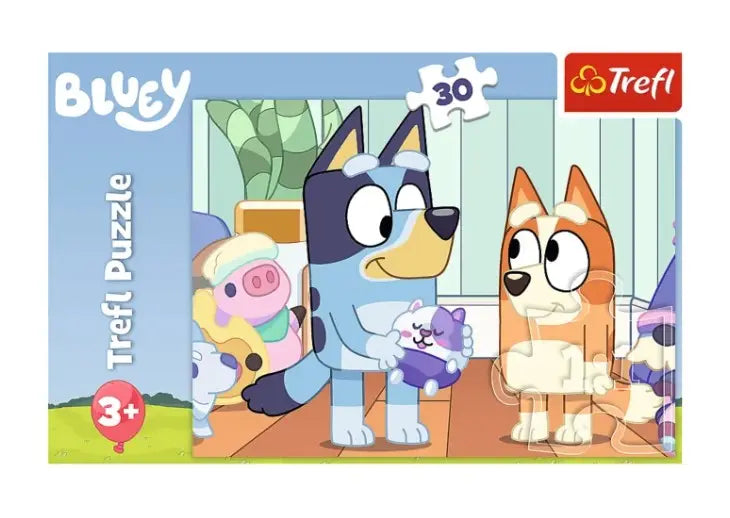 Puzzle 30 z bluey zawsze jest wesoło