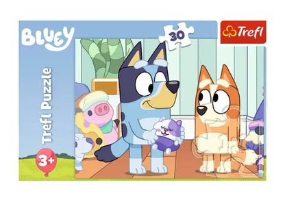 Puzzle 30 z bluey zawsze jest wesoło