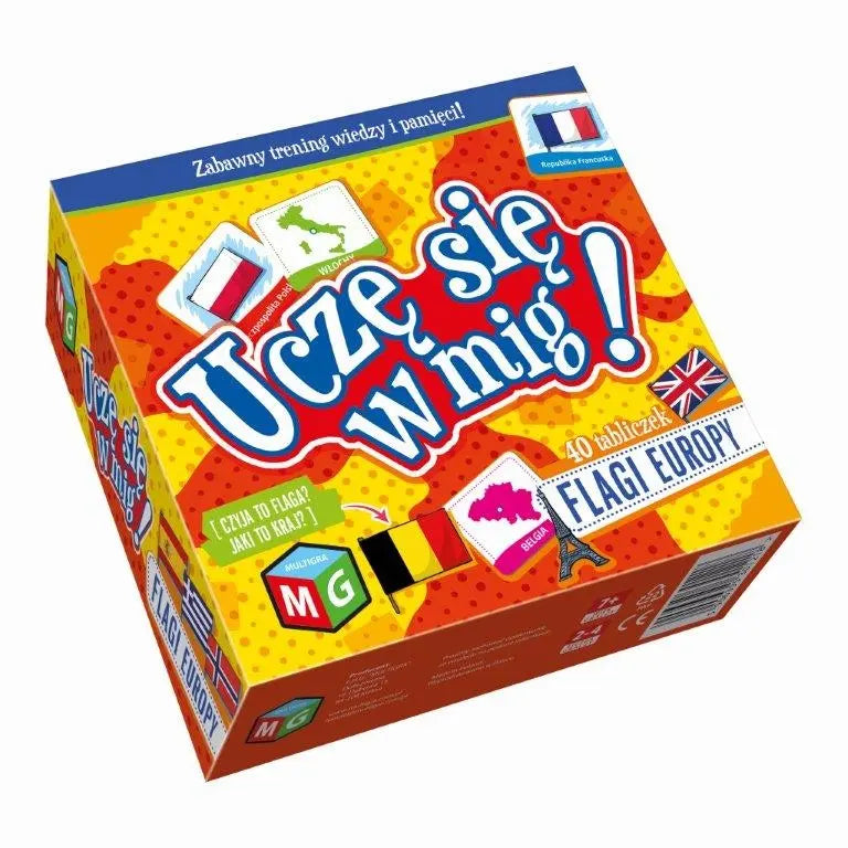 Flagi europy uczę się w mig
