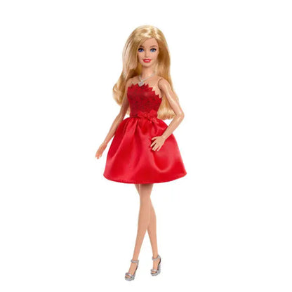 Barbie lalka 80 - lecie Rubinowa suknia