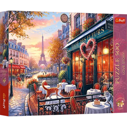 PUZZLE 500 PremPlus LoveStory Miłość wParyżu 76210