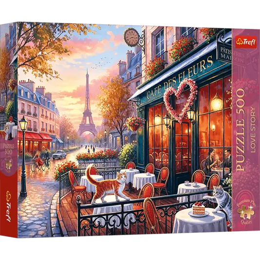 PUZZLE 500 PremPlus LoveStory Miłość wParyżu 76210