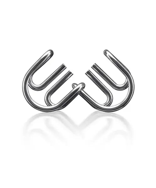 Zestaw łamigłówek metalowo - drewnianych - 6szt