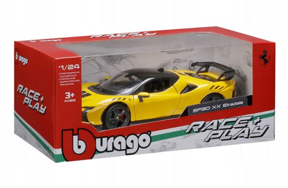 Ferrari Race and Play SF90 Stradale Yellow 1:24