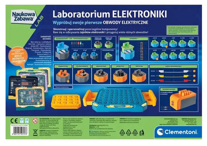 Naukowa zabawa laboratorium elektroniki