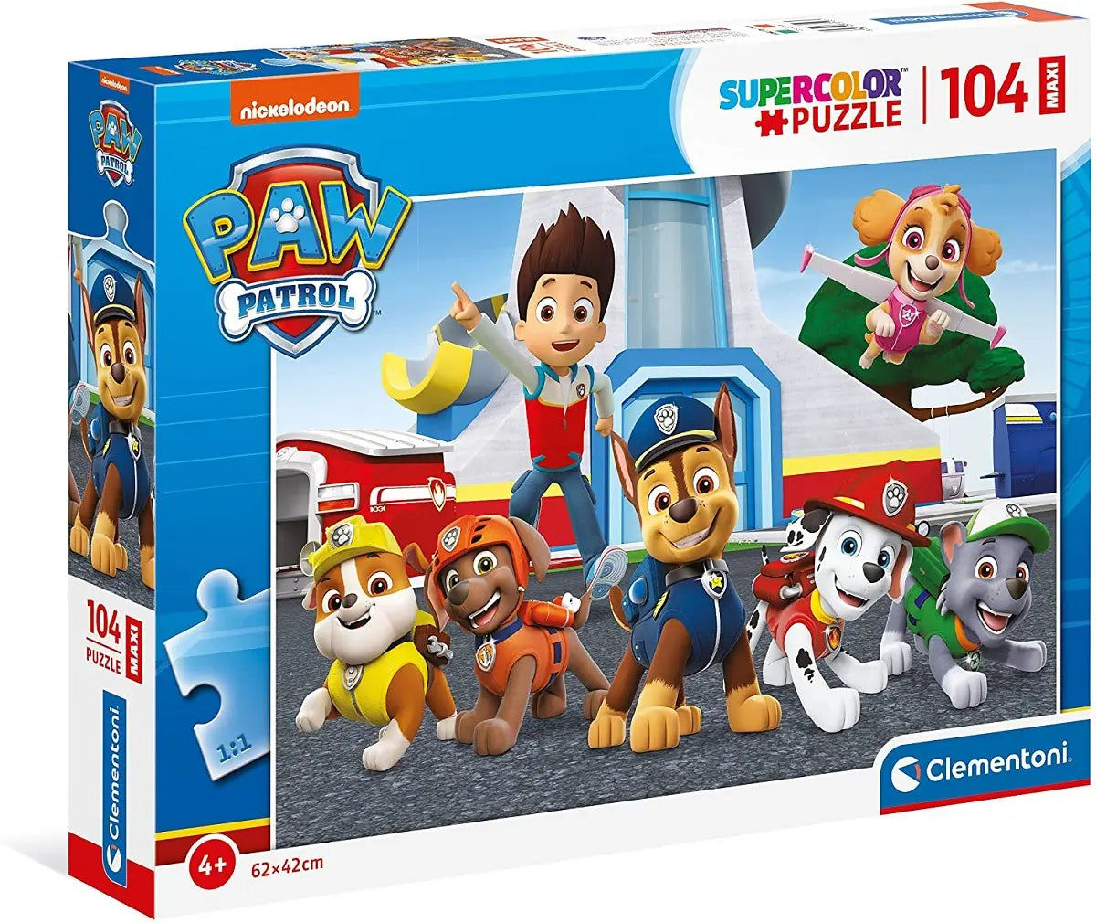 Puzzle 104 maxi super kolor psi patrol