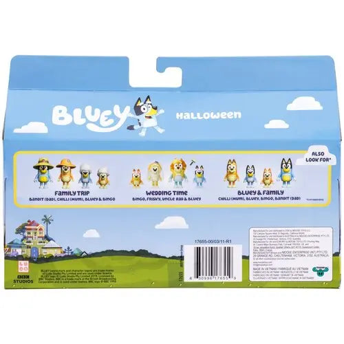 Zestaw figurek bluey bal przebierańców