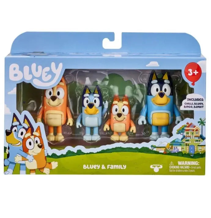 Bluey figurki4-pak rodzinka
