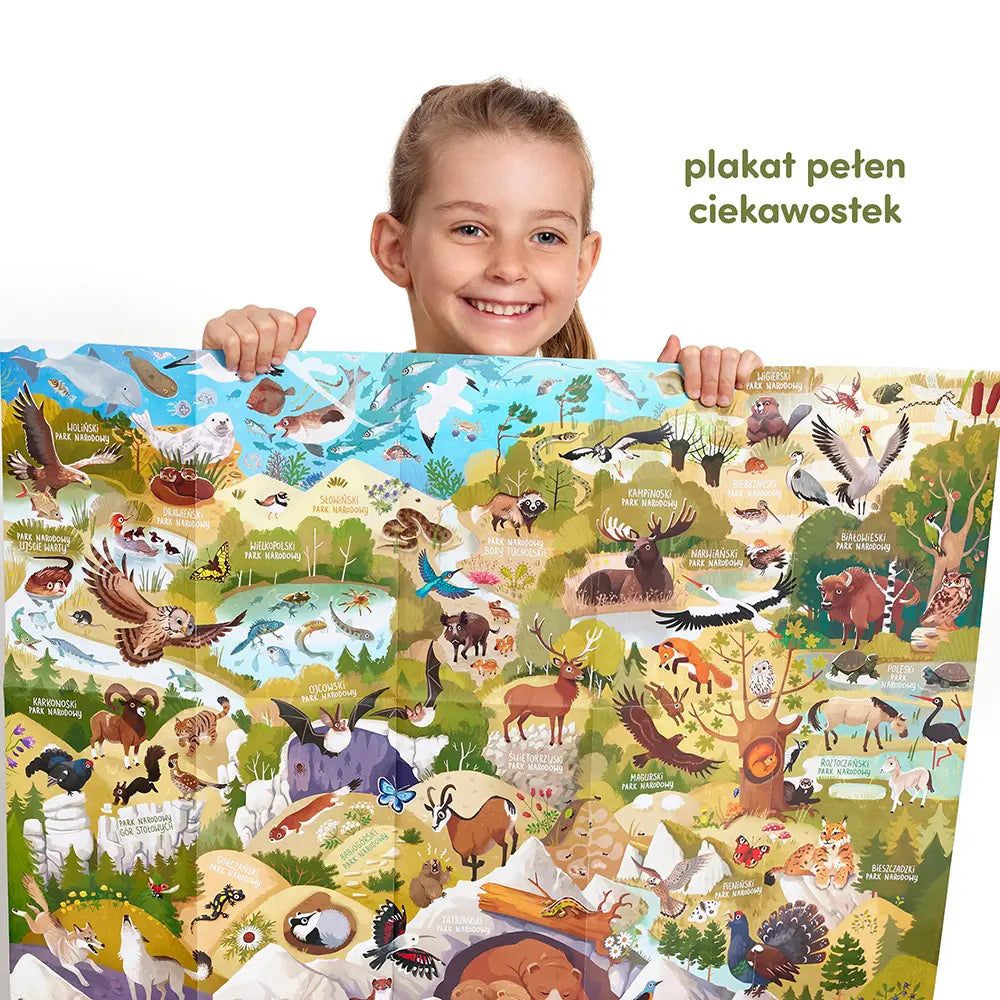 CzuCzu Dzikie puzzle Parki narodowe 6+