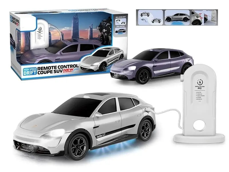 Auto RC ze stacją ładowania - 2 kolory