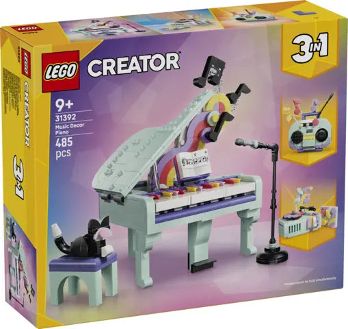 Lego Creator - Dekoracyjny fortepian z kotem