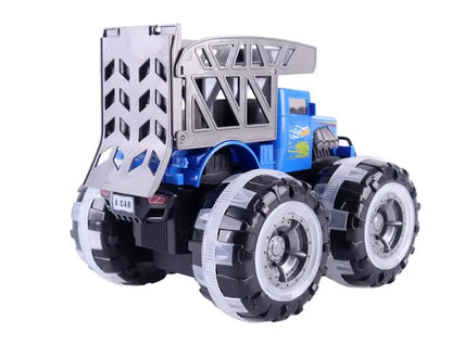 Pojazd Monster z autem w klatce św.koła 09480
