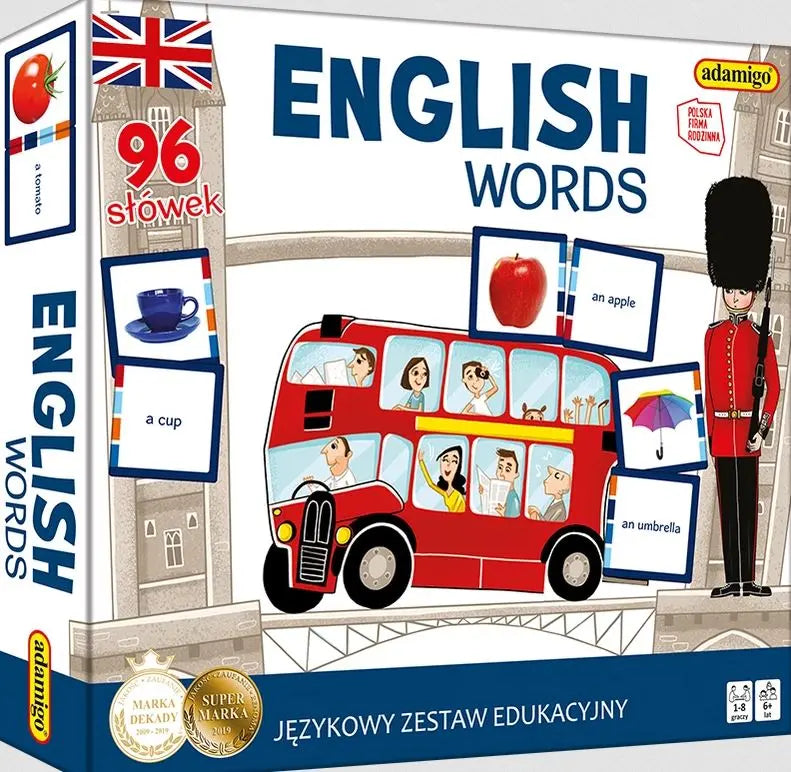 Językowy zestaw edukacyjny English words