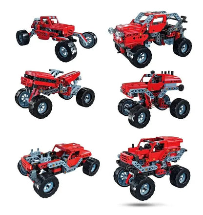Naukowa zabawa laboratorium mechaniki monster truck