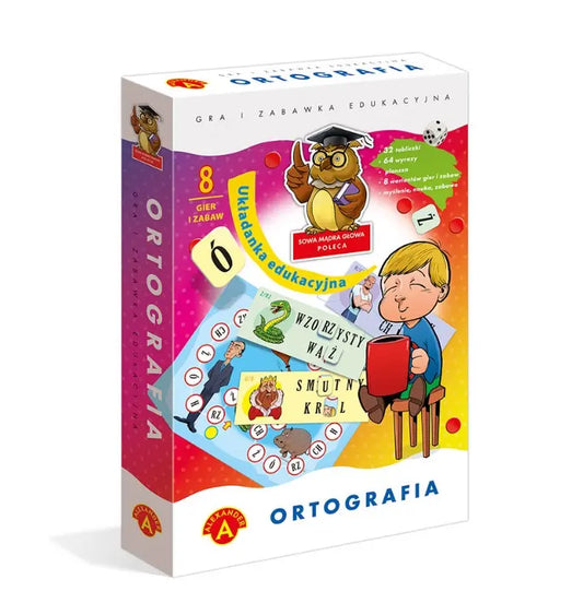 Ortografia układanka edukacyjna