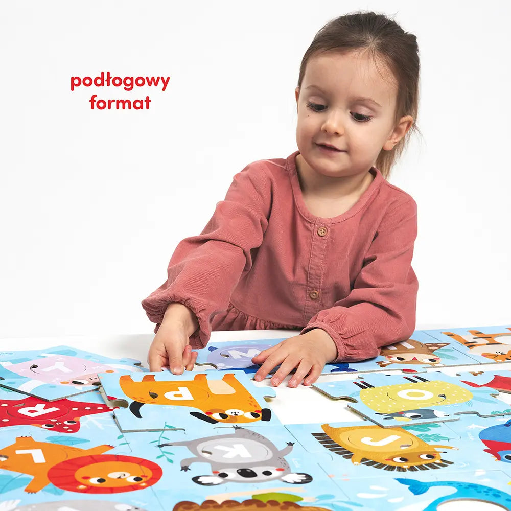 CzuCzu Duuuże puzzle z dziurką Alfabet 91262
