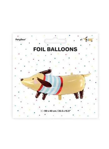 Balon foliowy - Jamnik - 96x58cm