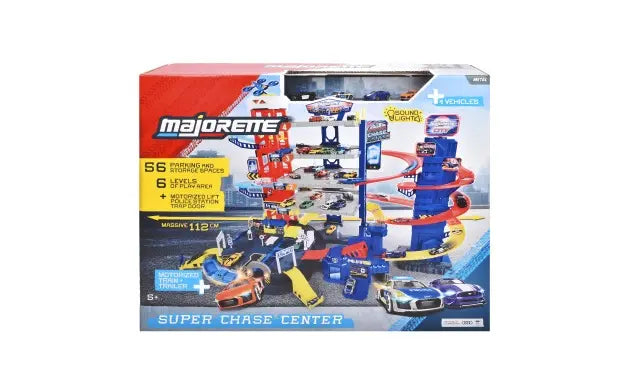 Majorette super centrum pościgu + 4 auta