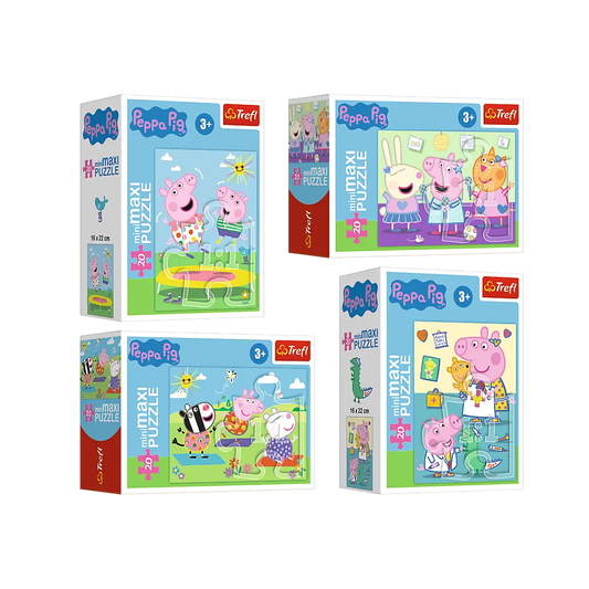 Puzzle minimaxi 20 elementów beztroski dzień świnki peppy