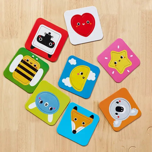 Puzzle - Pierwszy sorter, Kształty