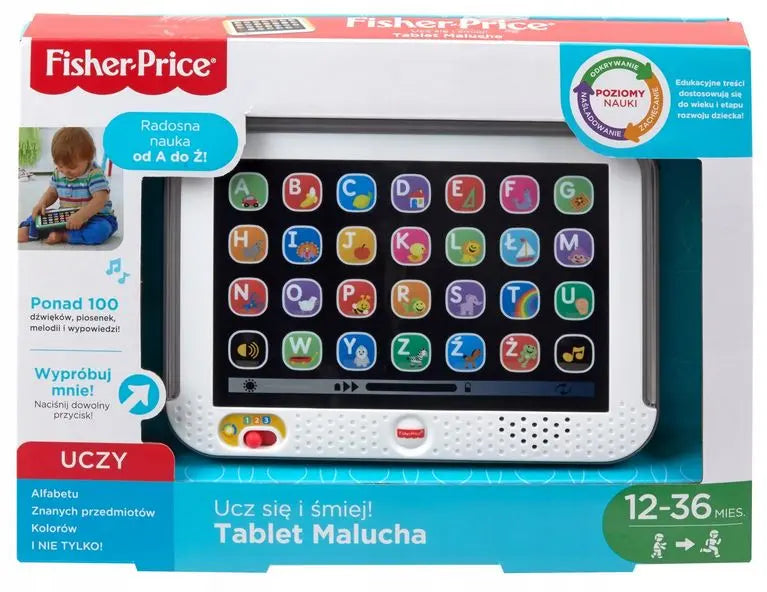 Fisher-price ll tablet malucha 3 poziomy nauki