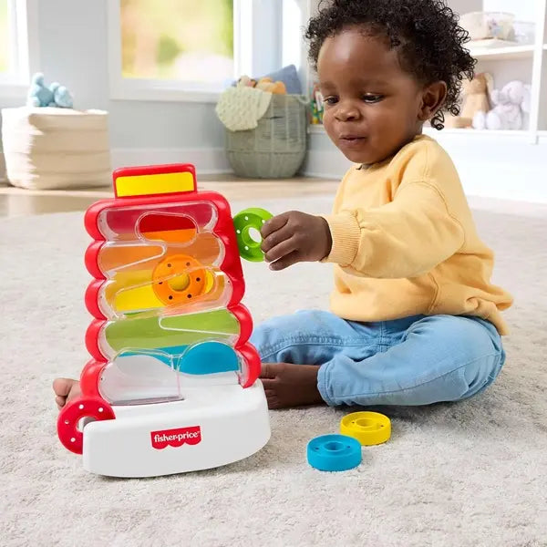 Fisher-Price, piramidka z wędrującymi krążkami