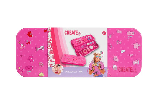 Create It! Zestaw do makijażu - puszka fioletowa
