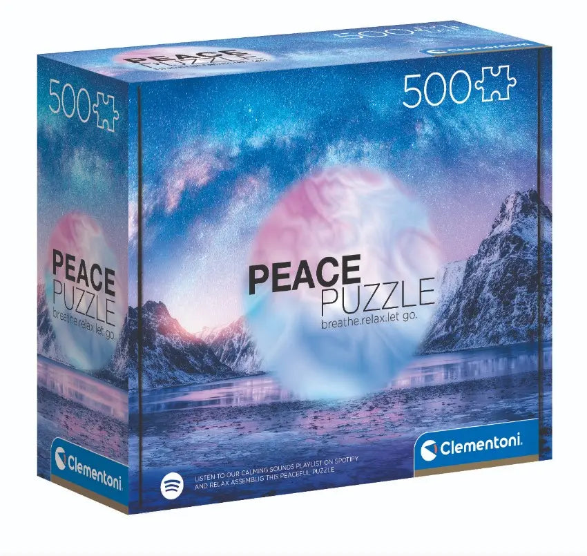 Puzzle 500 peace collection light blue
