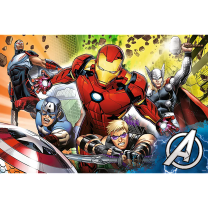 Puzzle supermaxi 24 elementy silni avengers marvel