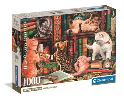 Puzzle 1000 Compact Curious Whiskers