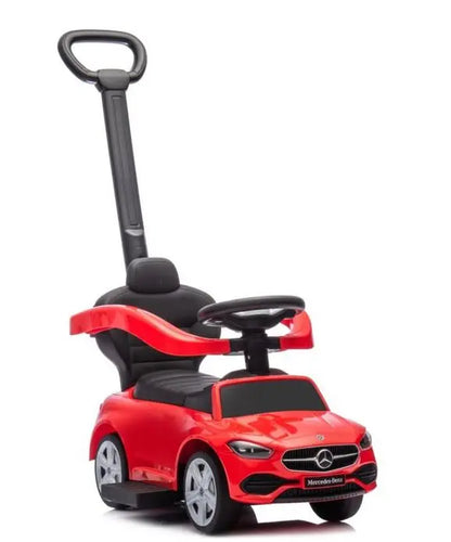 Jeździk z rączką Mercedes red 6104 27133